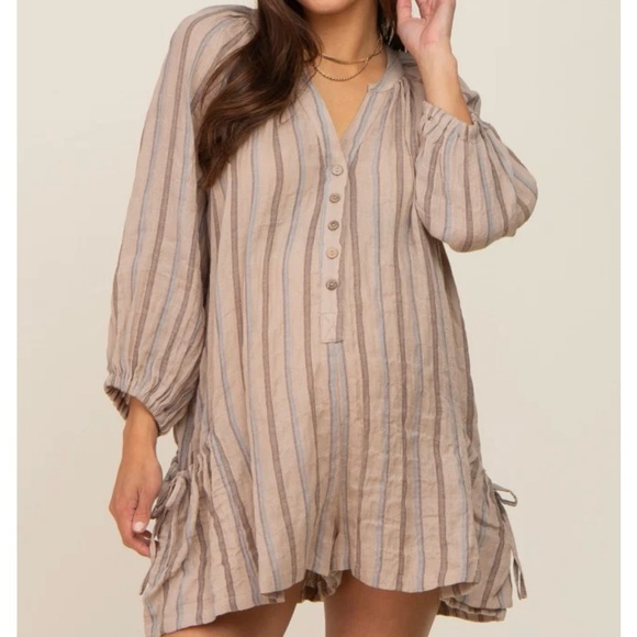 Taupe maternity romper 🤎🤍 - Picture 6 of 6
